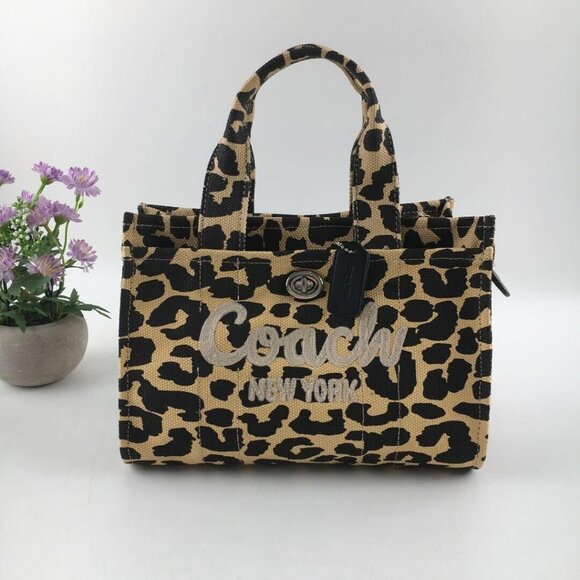 Coach Women Canvas Cargo Tote - Picture 5 of 6